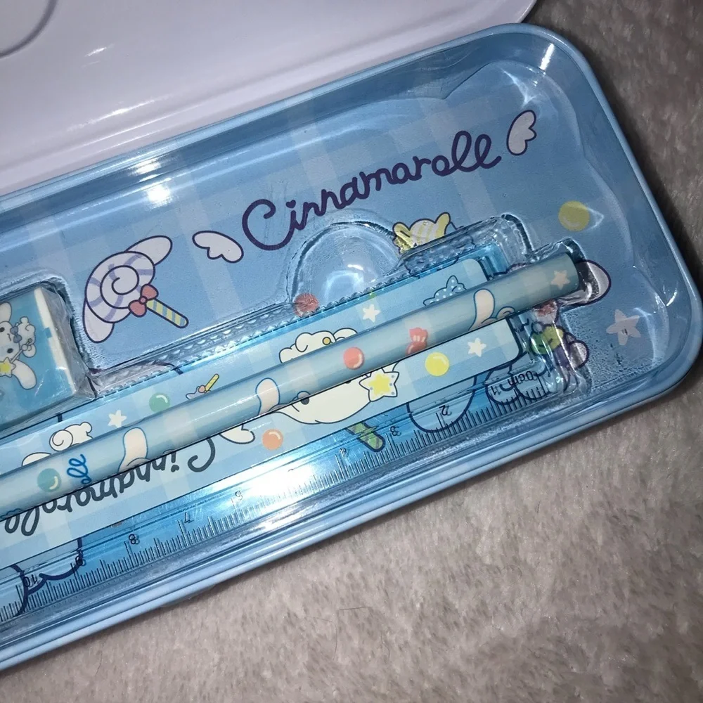 Sanrio character Cinnamoroll Tin Pencil Case New
